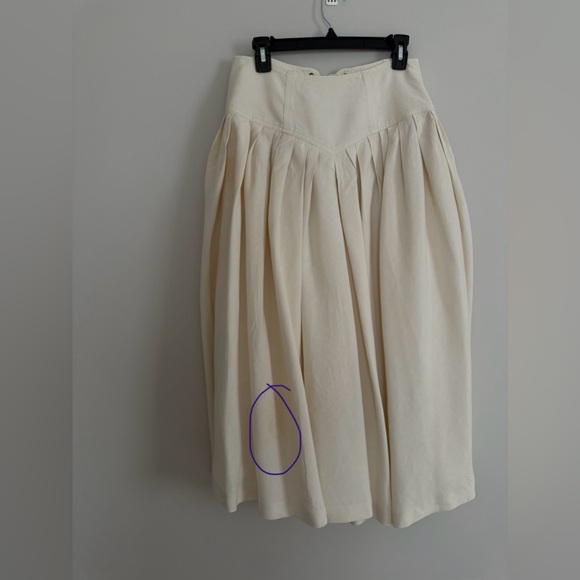 VTG Ralph Lauren Lace Up Linen Skirt - Picture 5 of 7